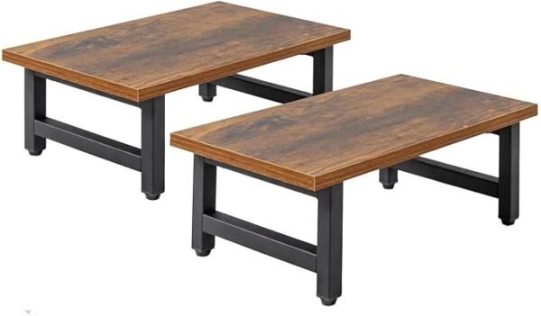 Soporte elevador de madera para monitor de 15,7 pulgadas, para computadora portátil, impresora, TV