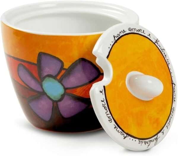 Egan Azucarero de Porcelana Rojo