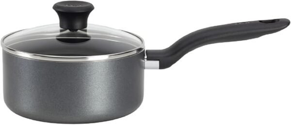 Cacerola T-fal Initiatives antiadherente, 3 cuartos, apta para horno, color negro