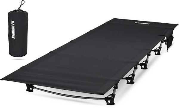 MARCHWAY Cama plegable ultraligera para cuna de camping, portátil para senderismo y mochilero